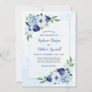 Search for navy blue and dusty rose wedding invitations Watercolor
