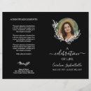 Search for memorial card templates programmes Celebration of life