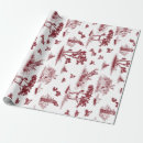Search for toile christmas wrapping paper Pattern