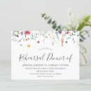Search for colourful rehearsal dinner invitations Floral