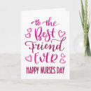 Search for nurses day Typography