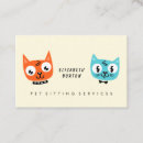 Search for character business cards Cat