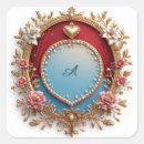 Search for hearts frame stickers Red