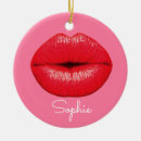 Search for big lips Red lipstick