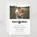 Search for 1960s save the dates Retro