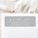 Search for light grey return address labels Minimalist