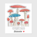 Search for red and white mushroom stickers Toadstool