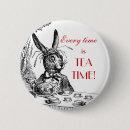 Search for tea time badges Wonderland