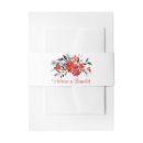 Search for christmas wedding invitation belly bands Botanical