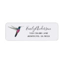 Search for tropical bird return address labels Watercolor