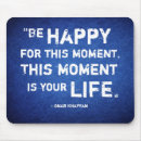 Search for happiness is mousepads Inspirational