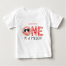 Search for 1st birthday baby girl tshirts One in a melon