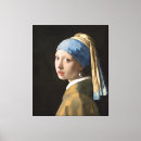 Search for vermeer canvas prints Girl