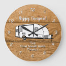 Search for happy camper clocks Rustic