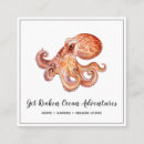 Search for octopus business cards Coastal