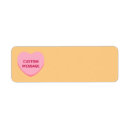 Search for funny valentines return address labels Heart