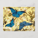 Search for vintage floral postcards Blue