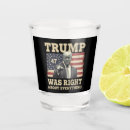 Search for trump shot glass barware America