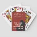 Search for wedding favor playing cards Las vegas