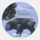 Search for animals in snow stickers Wildlife