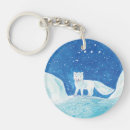 Search for arctic fox key rings Snow