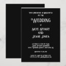 Search for solid black invitations Black and white