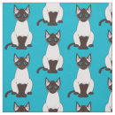 Search for siamese cat fabric Pets