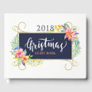 Search for christmas guest books Typography