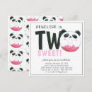 Search for sprinkles second birthday invitations Pink