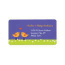 Search for lovebird return address labels Love birds