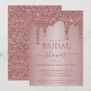 Search for rose gold glitter bridal shower invitations Sparkle