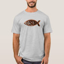 Search for christian fish symbol tshirts God