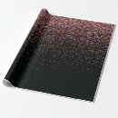 Search for black glitter wrapping paper Faux