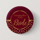 Search for grandmother of the bride badges Gold