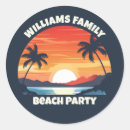 Search for palm tree beach stickers Family reunion