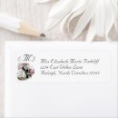 Search for pink and silver return address labels Bride