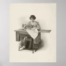 Search for vintage sewing machine posters Seamstress