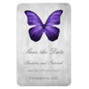 Search for purple save the date magnets Butterfly