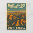 Search for badlands postcards America