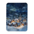 Search for snow magnets Watercolor
