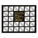 Search for gold 50th anniversary posters Black and gold