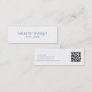 Search for mini business cards Interior design
