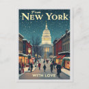 Search for new york christmas postcards Vintage