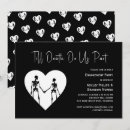 Search for gothic engagement party invitations Skull