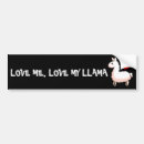 Search for llama bumper stickers Cute