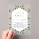 Search for elegant gender reveal invitations Modern