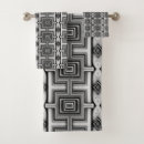 Search for black and white aztec bath towels Tribal
