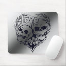 Search for gothic love mousepads Skulls