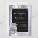 Search for disco graduation invitations announcements High school graduation
