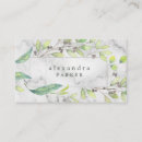 Search for leafy business cards Foliage